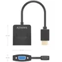 Aisens Conversor HDMI Macho a SVGA Hembra Negro 15cm